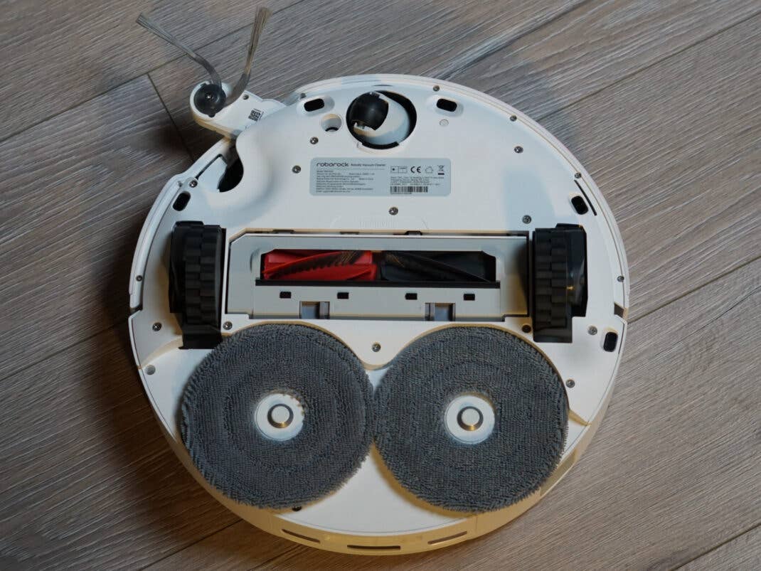 Die Rückseite des Roborock Qrevo Curv 2 Pro