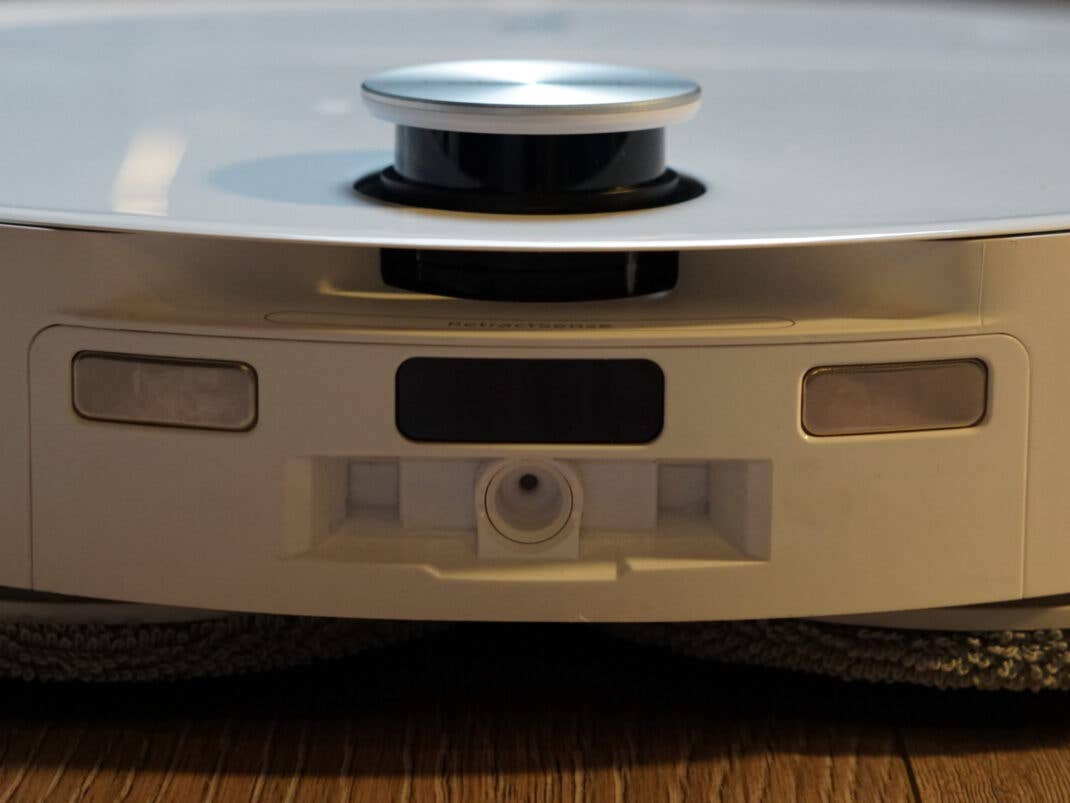 Die Rückseite des Roborock Qrevo Curv 2 Pro