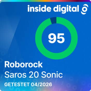 Testsiegel Roborock Saros 20 Sonic