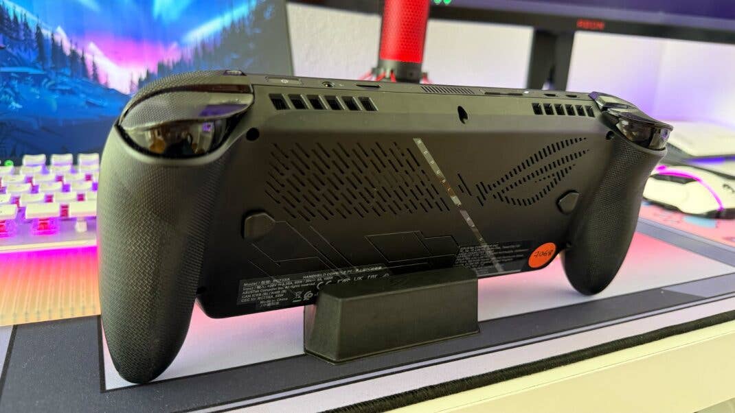 ROG Xbox Ally X Lüfter von hinten.