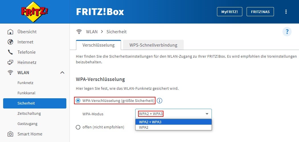 Router-Verschlüsselung