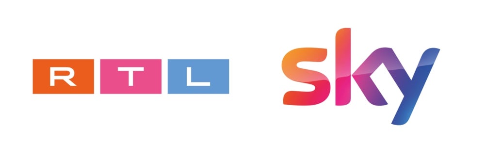 Logo von RTL und Sky