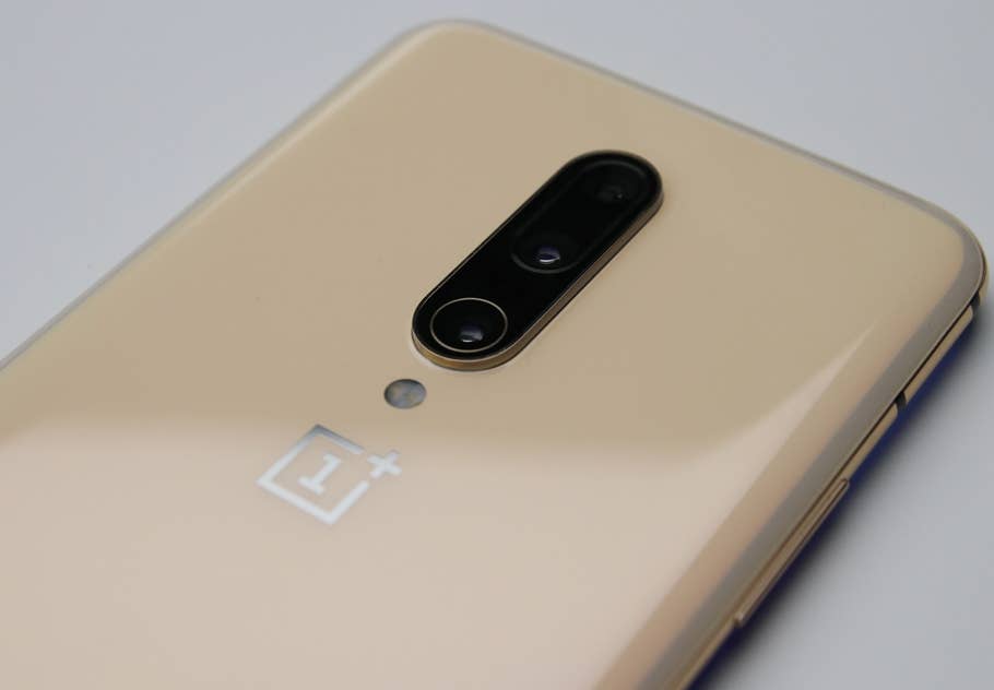 Obere Rückseite des OnePlus 7 Pro