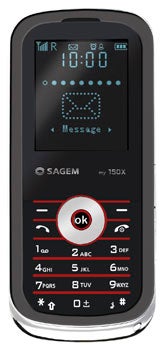 Sagem my150x Datenblatt - technische Daten des Sagem my150x Sagem my150x Datenblatt - Foto des Sagem my150x