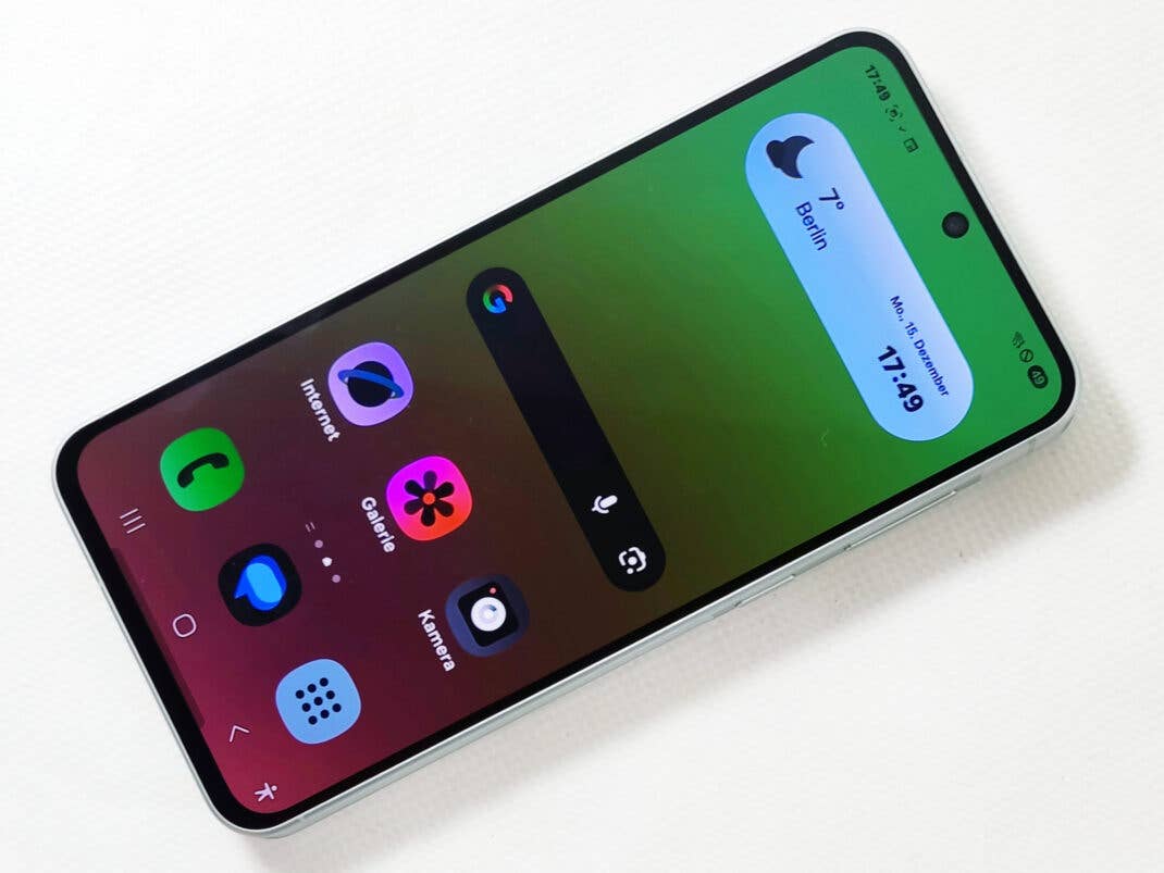 Samsung Galaxy A56: Senioren-gerechter Startbildschirm