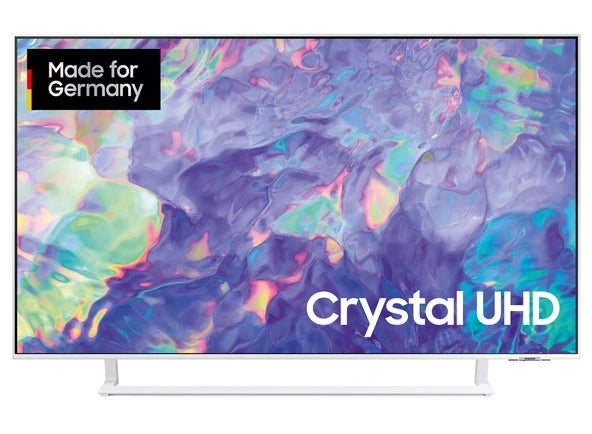 Samsung Smart TV GU50CU8589UXZG in der Frontansicht.