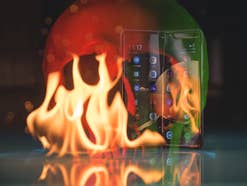 Samsung Galaxy Fold im Feuer