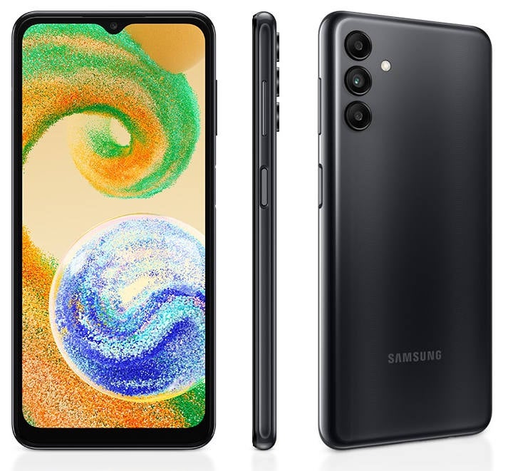 Samsung Galaxy A04s Vorderseite und Rückseite