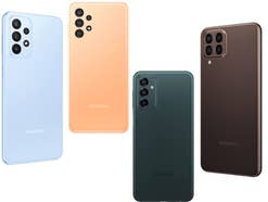 Samsung Galaxy A13, A23, M23 und M33 neu vorgestellt: Gut und günstig Samsung Galaxy A13, A23, M23 und M33 Rückseite.