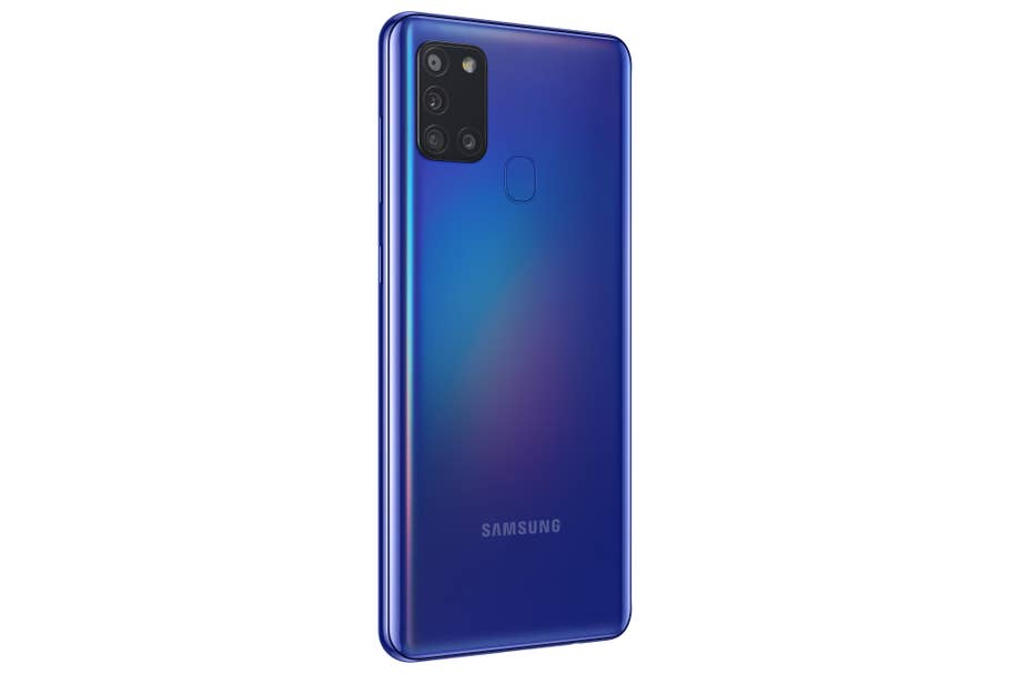 Samsung Galaxy A21s linke Seite