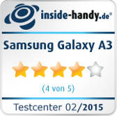 Samsung Galaxy A3 Testsiegel