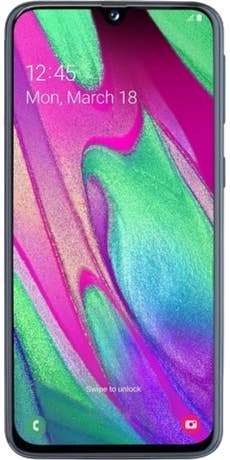 Samsung Galaxy A40 Datenblatt - Foto des Samsung Galaxy A40