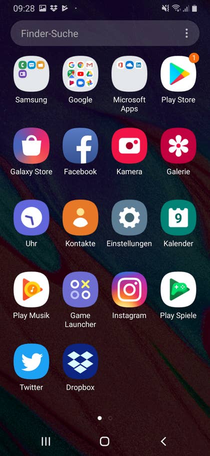 Die Apps des Galaxy A40