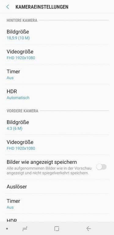 Samsung Galaxy A6+ im Test: Kamera-App