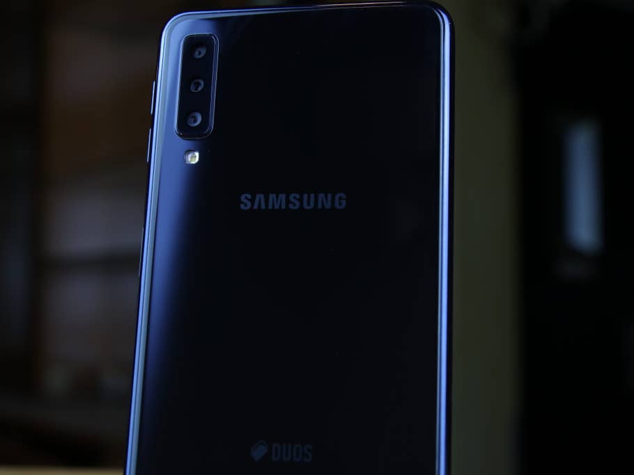 Rückseite des Samsung Galaxy A7 (2018)