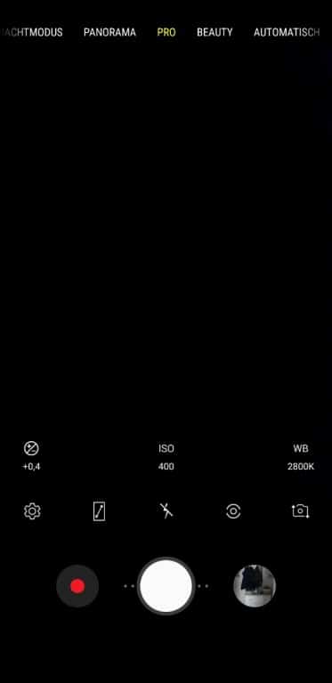 Samsung Galaxy A8 (2018) - Kamera-App