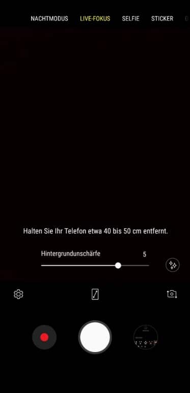 Samsung Galaxy A8 (2018) - Kamera-App