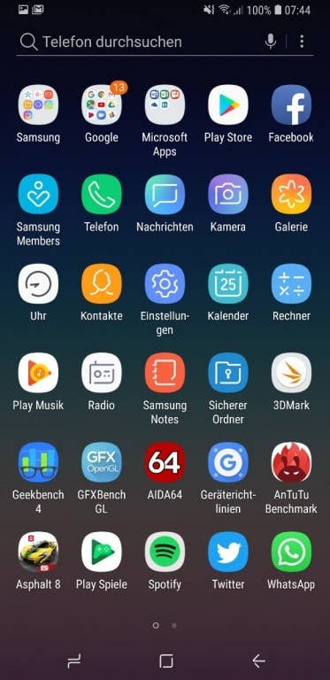 Samsung Galaxy A8 (2018) - Software