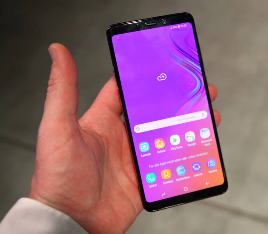 Samsung Galaxy A9 (2018) Hands-On Bild 3