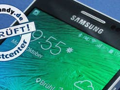 Samsung Galaxy Alpha mit Testsiegel