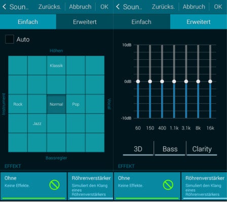 Samsung Galaxy Alpha Musik-Player