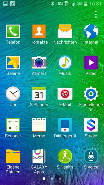 Samsung Galaxy Alpha: Screenshots