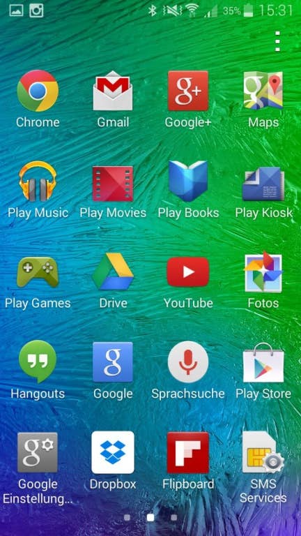 Samsung Galaxy Alpha: Screenshots