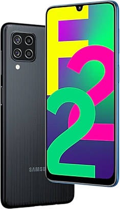 Samsung Galaxy F22 Vorderseite und Rückseite