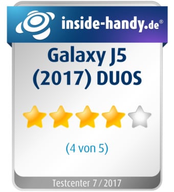 Samsung Galaxy J5 (2017) DUOS Testsiegel Samsung Galaxy J5 (2017) DUOS Testsiegel