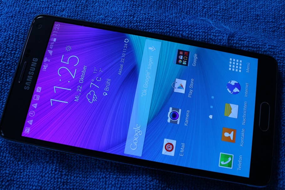 Samsung Galaxy Note 4 Hands-On-Bilder