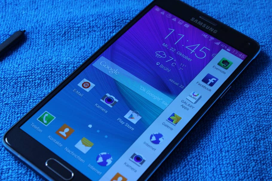 Samsung Galaxy Note 4 Hands-On-Bilder