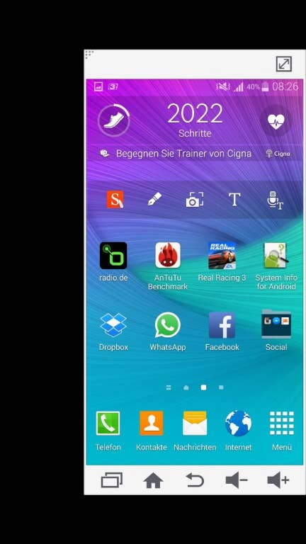 Samsung Galaxy Note 4 Screenshots