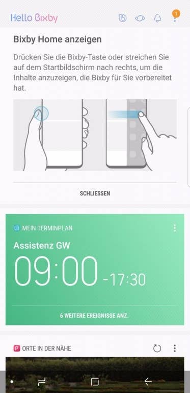 Samsung Galaxy Note 8 - Menüs und Einstellungen