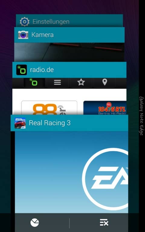 Samsung Galaxy Note Edge Screenshots