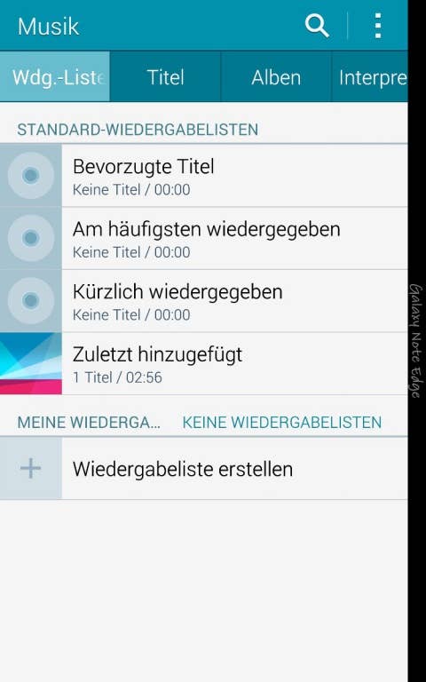 Samsung Galaxy Note Edge Screenshots