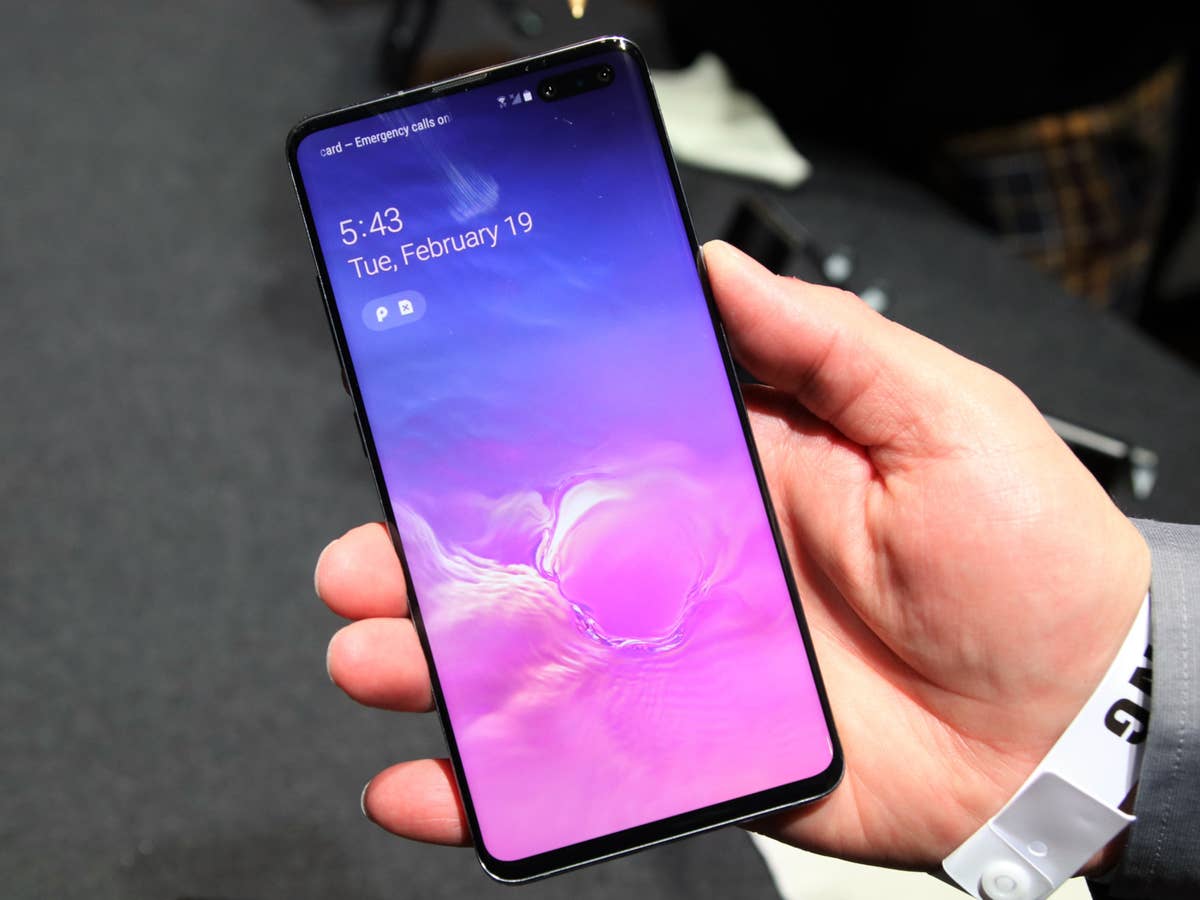 Die Front des Samsung Galaxy S10 5G