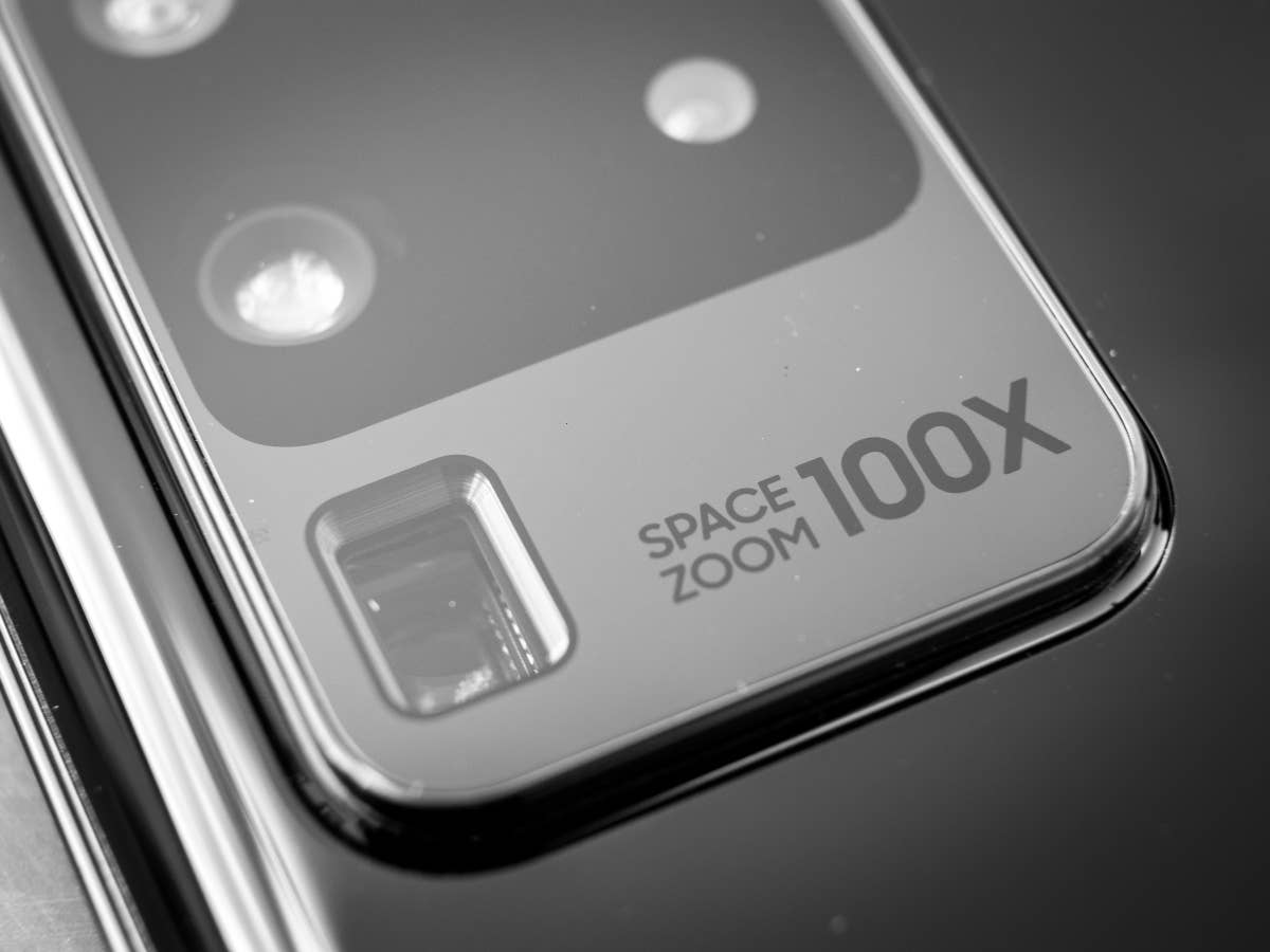 Kamera-Modul des Samsung Galaxy S20 Ultra mit Space Zoom