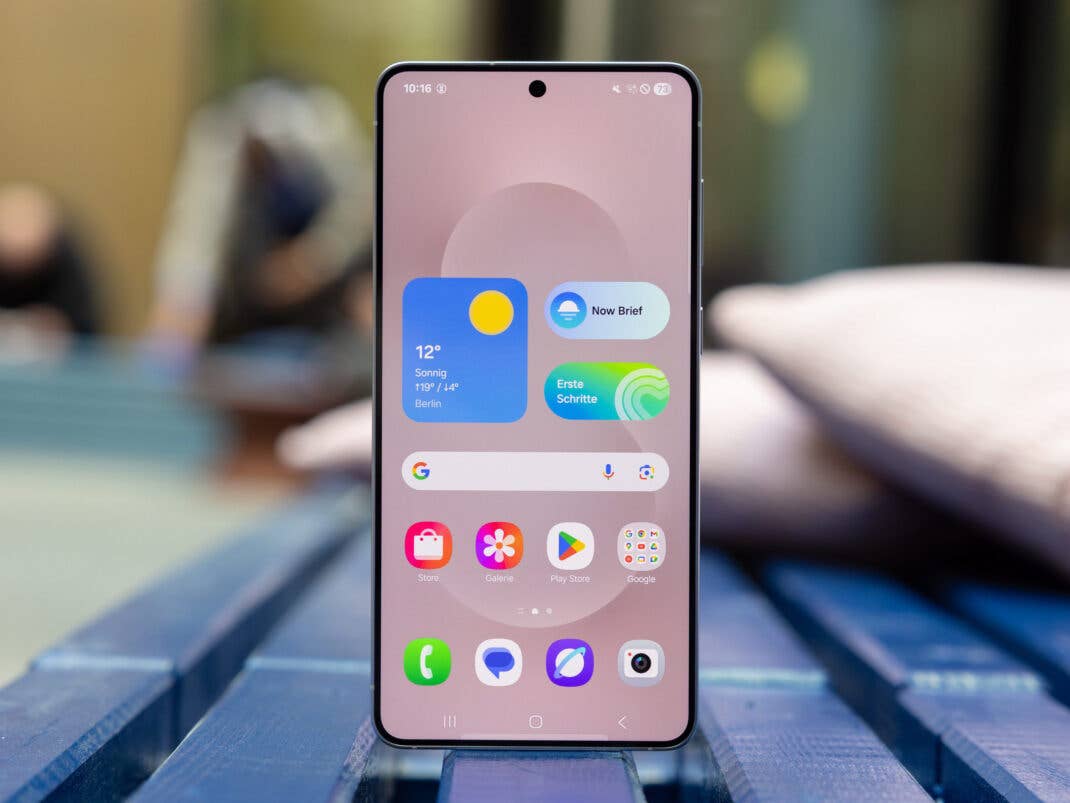 Das Display des Samsung Galaxy S25 Edge