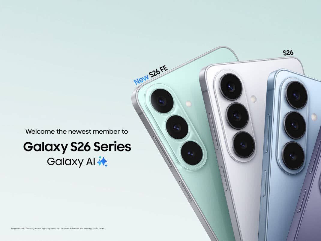 Samsung Galaxy S26 Reihe inklusive S26 FE