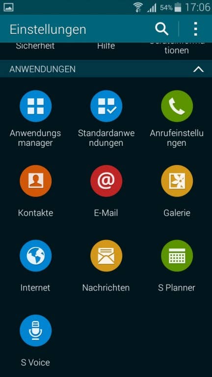 Samsung Galaxy S5 mini: Screenshots der UI