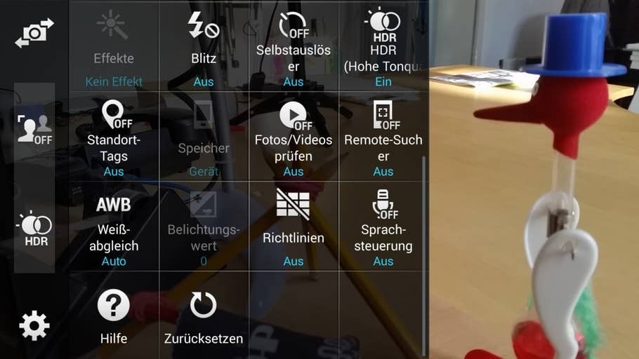 Samsung Galaxy S5: Screenshots Benutzeroberfläche