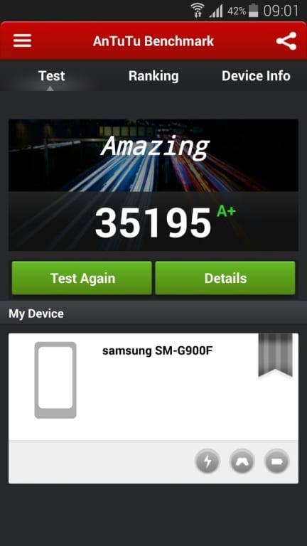 Samsung Galaxy S5: Screenshots Benutzeroberfläche