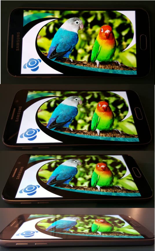 Samsung Galaxy S6 Blickwinkelstabilität
