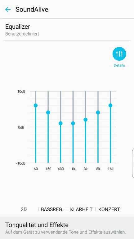 Samsung Galaxy S6 edge Plus Musik-Player