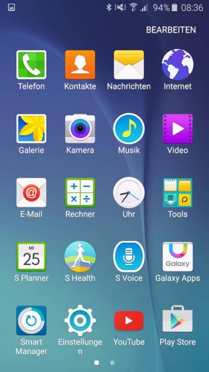Samsung Galaxy S6: Screenshots