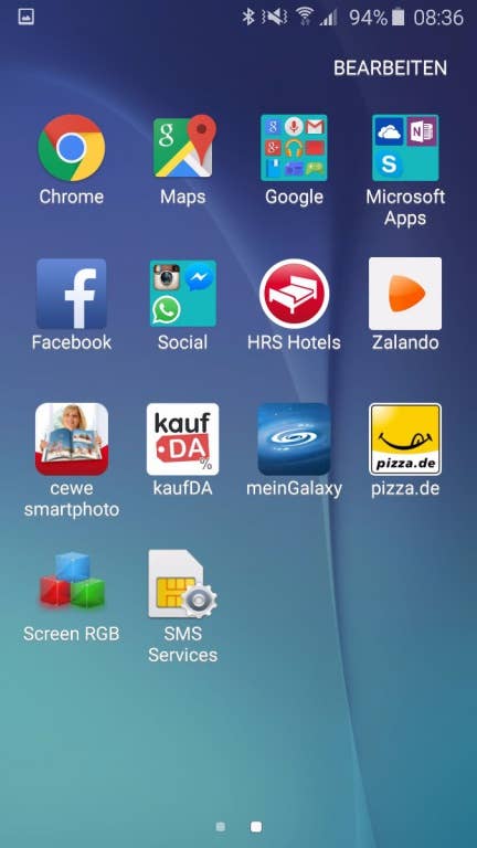 Samsung Galaxy S6: Screenshots