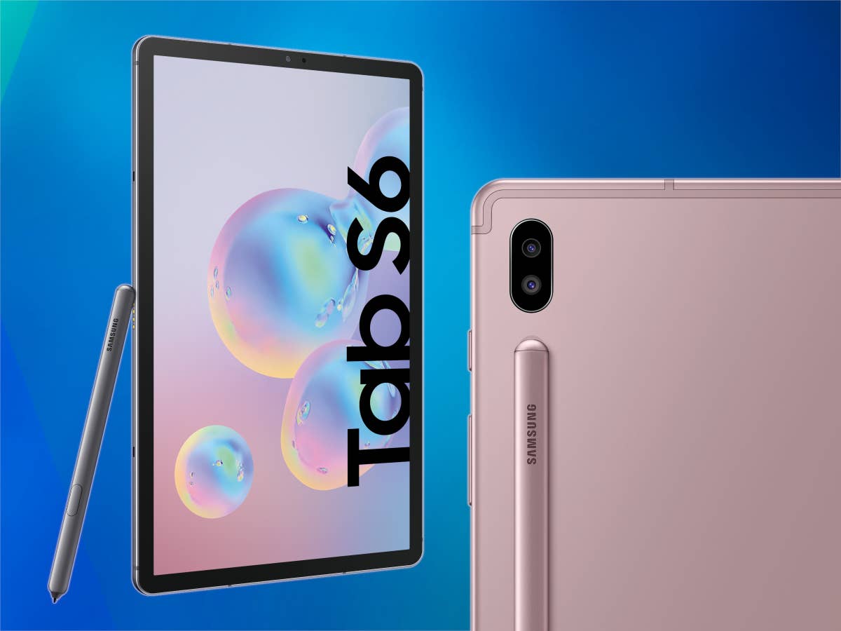 Front und Rückseite des Galaxy Tab S6