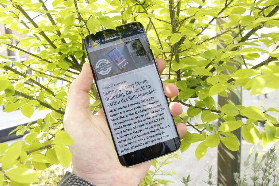 Samsung Galaxy S8+ im Test