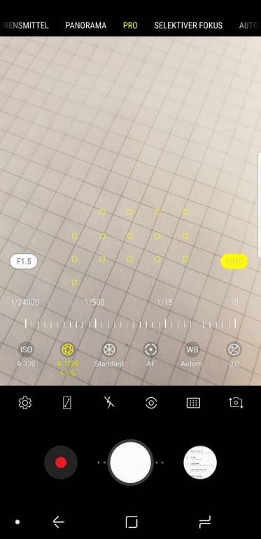 Samsung Galaxy S9: Die Kamera-App