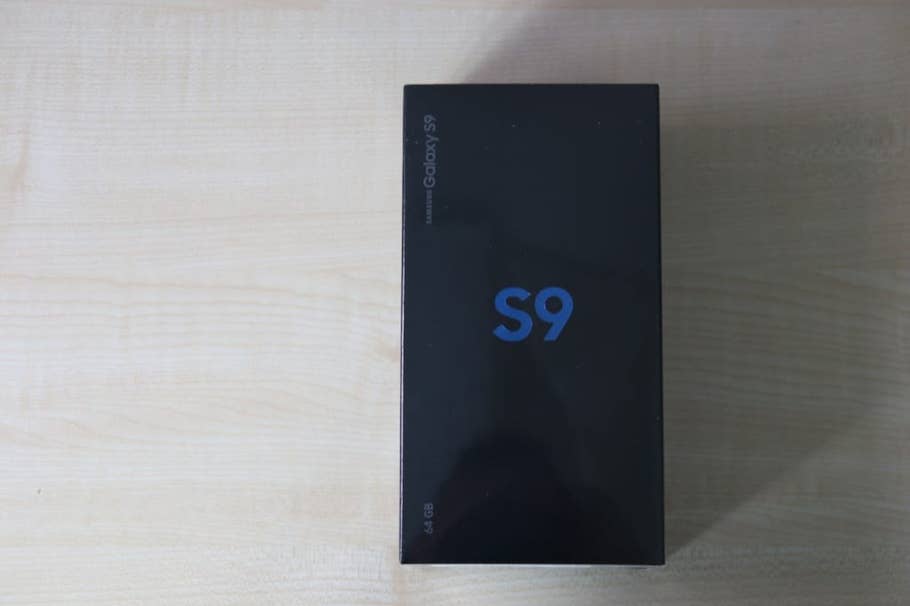 Samsung Galaxy S9 im Test: Unboxing